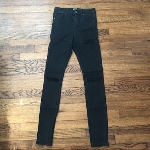 ASOS high waisted distressed skinny jeans - 26